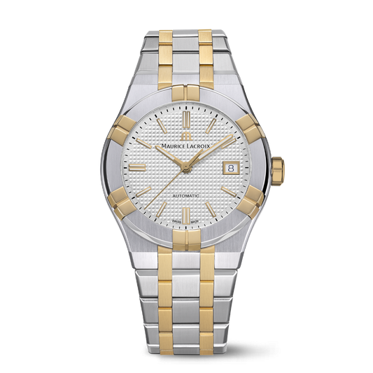 Maurice Lacroix AIKON Automatic Date 39mm Silver Dial Men's Watch AI6007-SP012-130-1