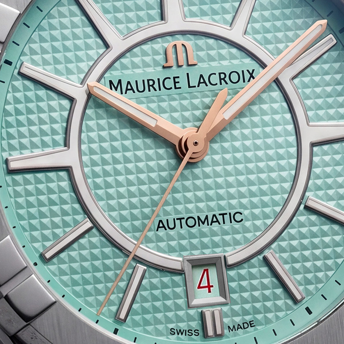 Maurice Lacroix AIKON Liberty 42mm Green Dial Men's Watch AI6008-S1S1B-690-6