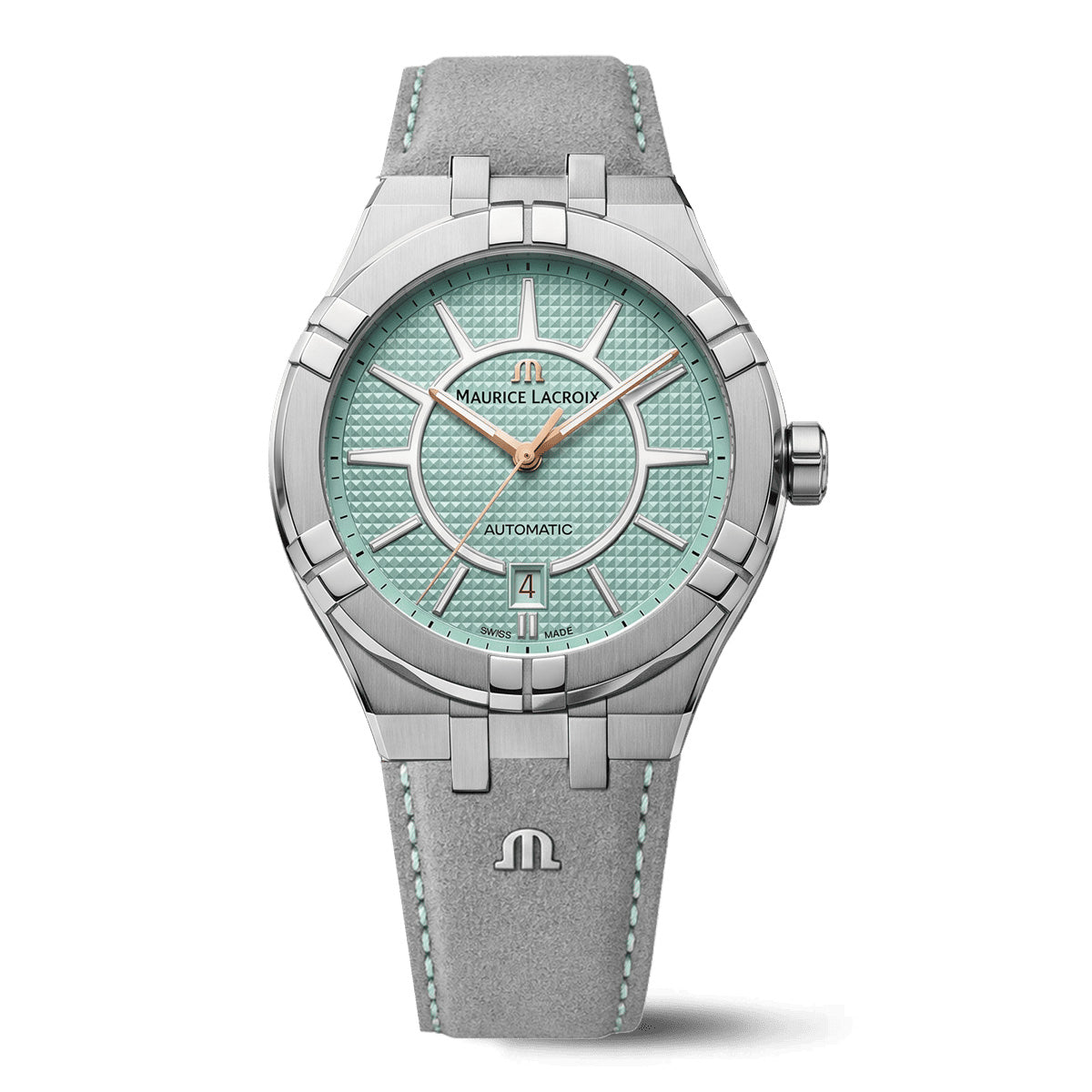 Maurice Lacroix AIKON Liberty 42mm Green Dial Men's Watch AI6008-S1S1B-690-6
