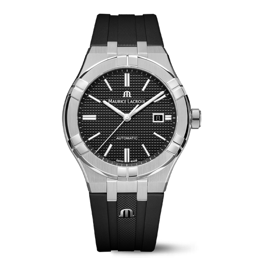 Maurice Lacroix AIKON Automatic Date 42mm Black Dial Men's Watch AI6008-SS000-330-2