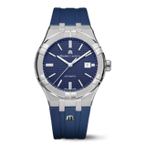 Maurice Lacroix AIKON Automatic Date 42mm Blue Dial Men's Watch AI6008-SS000-430-4