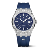 Maurice Lacroix AIKON Automatic Date 42mm Blue Dial Men's Watch AI6008-SS000-430-4