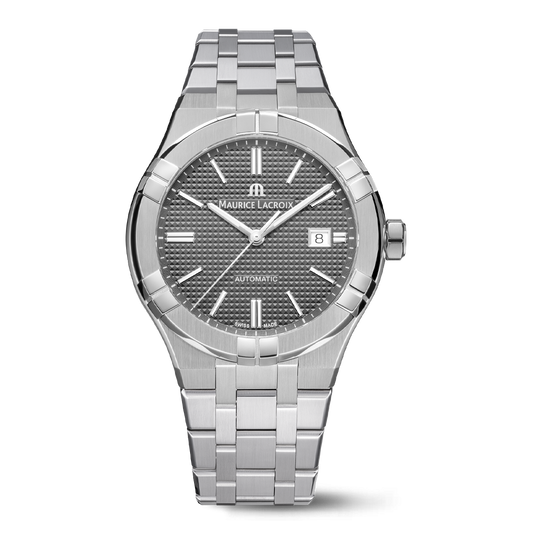 Maurice Lacroix AIKON Automatic Date 42mm Grey Dial Men's Watch AI6008-SS002-230-1