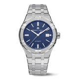 Maurice Lacroix AIKON Automatic Date 42mm Blue Dial Men's Watch AI6008-SS002-430-1