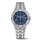 Maurice Lacroix AIKON Automatic Chronograph 42mm Blue Dial Men's Watch AI6218-SS002-430-1