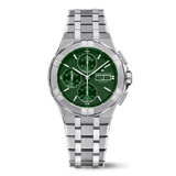Maurice Lacroix AIKON Automatic Chronograph 42mm Green Dial Men's Watch AI6218-SS002-630-1