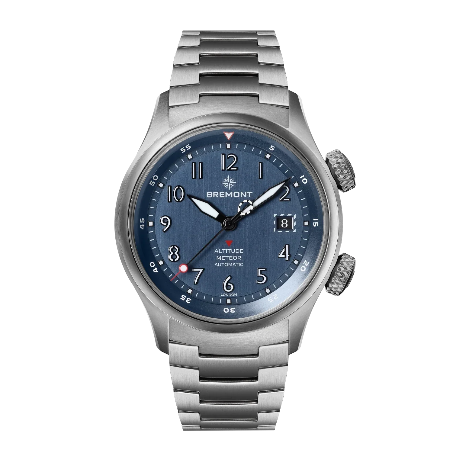 Bremont Altitude MB Meteor Blue Barrel 42mm Blue Dial Men's Watch ALT42-MT-TI-BLBL-B