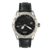 SOLAR AQUA Mishipeshu O. Black Croco 40mm Black Dial Men's Watch SA0050.0021.C