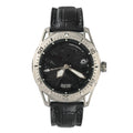 SOLAR AQUA Mishipeshu O. Black Croco 40mm Black Dial Men's Watch SA0050.0021.C