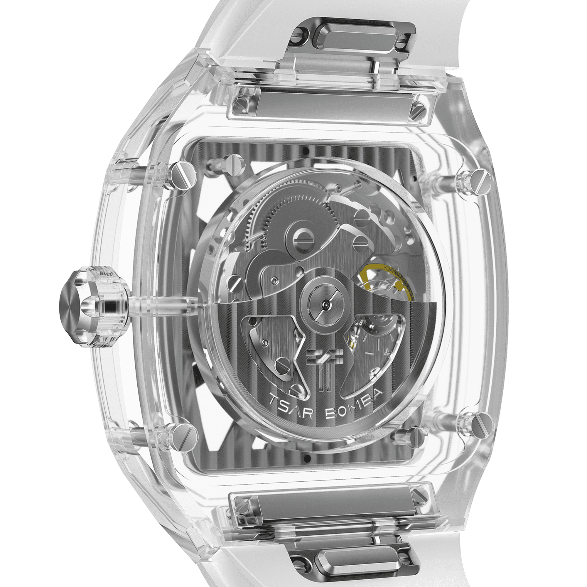 Tsar Bomba Light Matter 45mm Skeleton Dial Men's Watch TB8223(1+1)-01