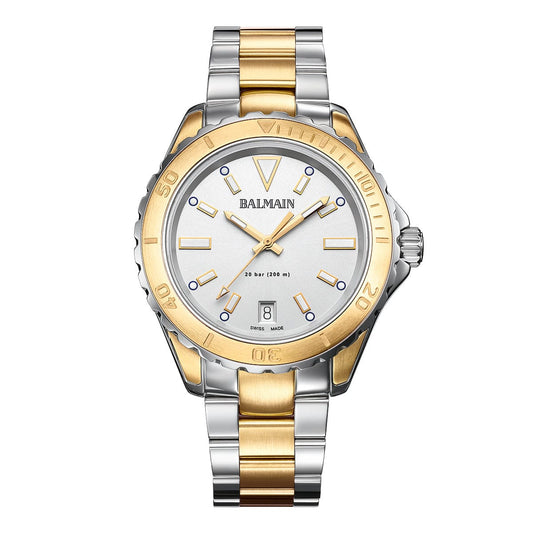 Balmain Ophrys 38.5mm Two-Tone Stainless Steel Women's Watch B43323925