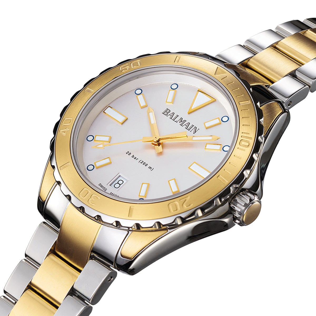 Balmain Ophrys 38.5mm Two-Tone Stainless Steel Women's Watch B43323925