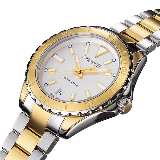 Balmain Ophrys 38.5mm Two-Tone Stainless Steel Women's Watch B43323925