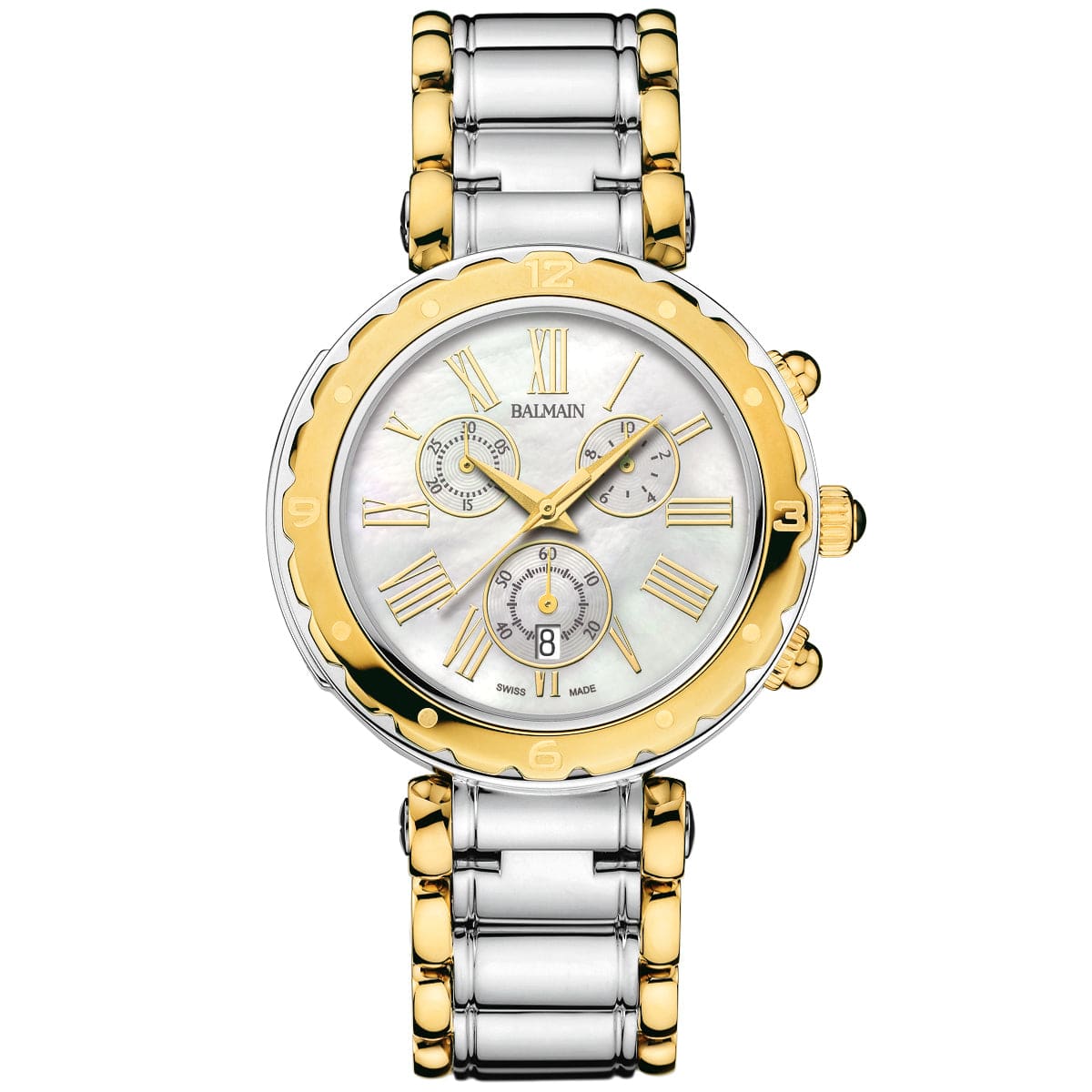 Balmain Balmainia 38mm Chronograph Two-Tone Women's Watch B56323982