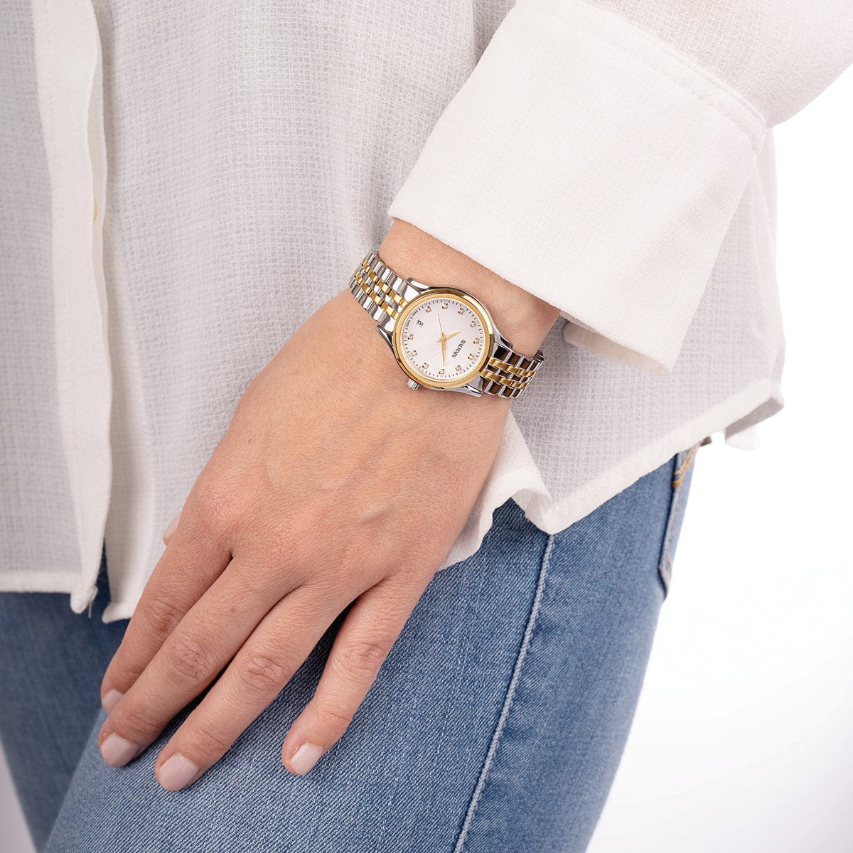 Balmain Beleganza 27.5mm Two-Tone Diamond Women's Watch B83423986