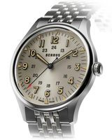 Benrus #3061 BOR 39.5mm Silver Dial Men's Watch 3061-SS-S-039-03