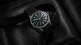 Benrus #3061 39.5mm Black Dial Men's Watch 3061-SS-B-039-01