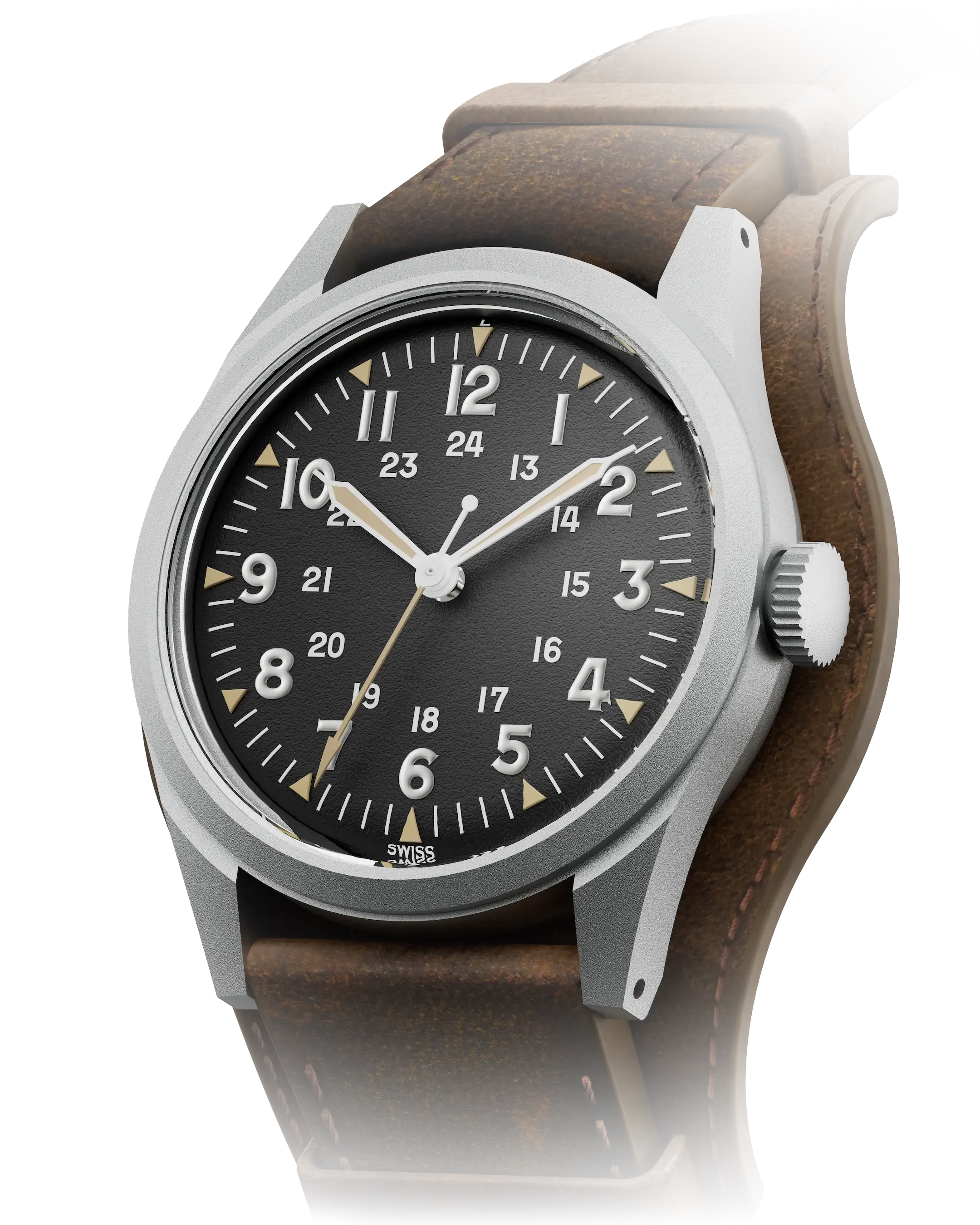 Benrus DTU-2A/P 34mm Black Dial Men's Watch DTU-SS-B-034-01