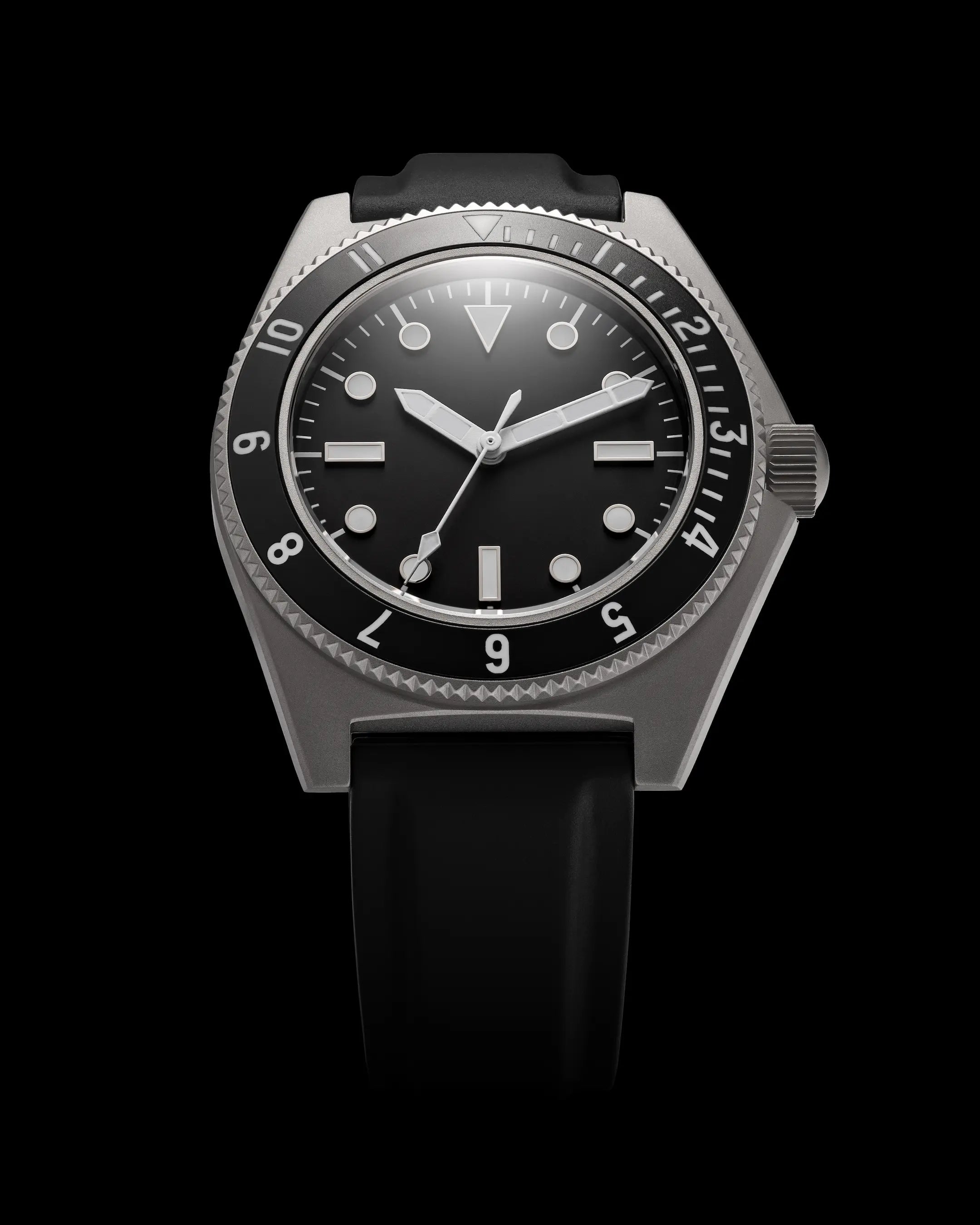 Benrus TYPE 1 MIL SPEC 39.5mm Black Dial Men's Watch T1MS-SS-B-395-01