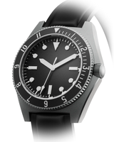 Benrus TYPE 1 MIL SPEC 39.5mm Black Dial Men's Watch T1MS-SS-B-395-01