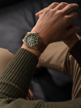 Benrus TYPE 2 UJ 41.5mm Green Dial Men's Watch T2CI-BR-G-415-01