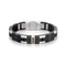 Baraka Men's 18K Rose Gold, Carbon Fiber & Rubber Bracelet with Black Diamonds