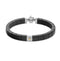 Baraka 18K yellow gold and black ceramic diamond bracelet BR382001GICN