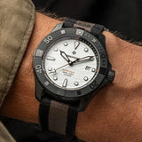 Bremont Supermarine Full Ceramic Polar White 43mm White Dial Men's Watch SM43-DT-BKCER-WH-N-S