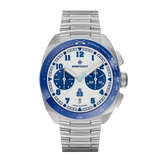 Bremont Terra Nova Henley Royal Regatta Chronograph 42.5mm White Dial Men's Watch TN42-CHR-SS-HRR-B