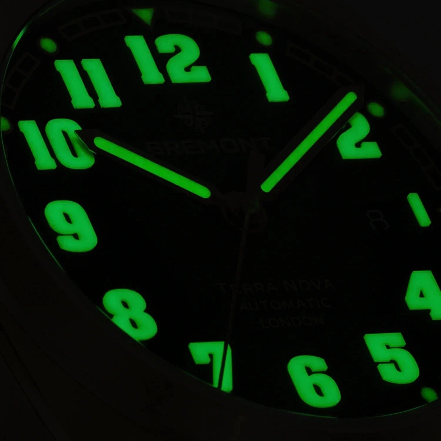 Bremont Terra Nova 40.5mm Date Bronze Green Dial Men's Watch TN40-DT-BZ-GN-B