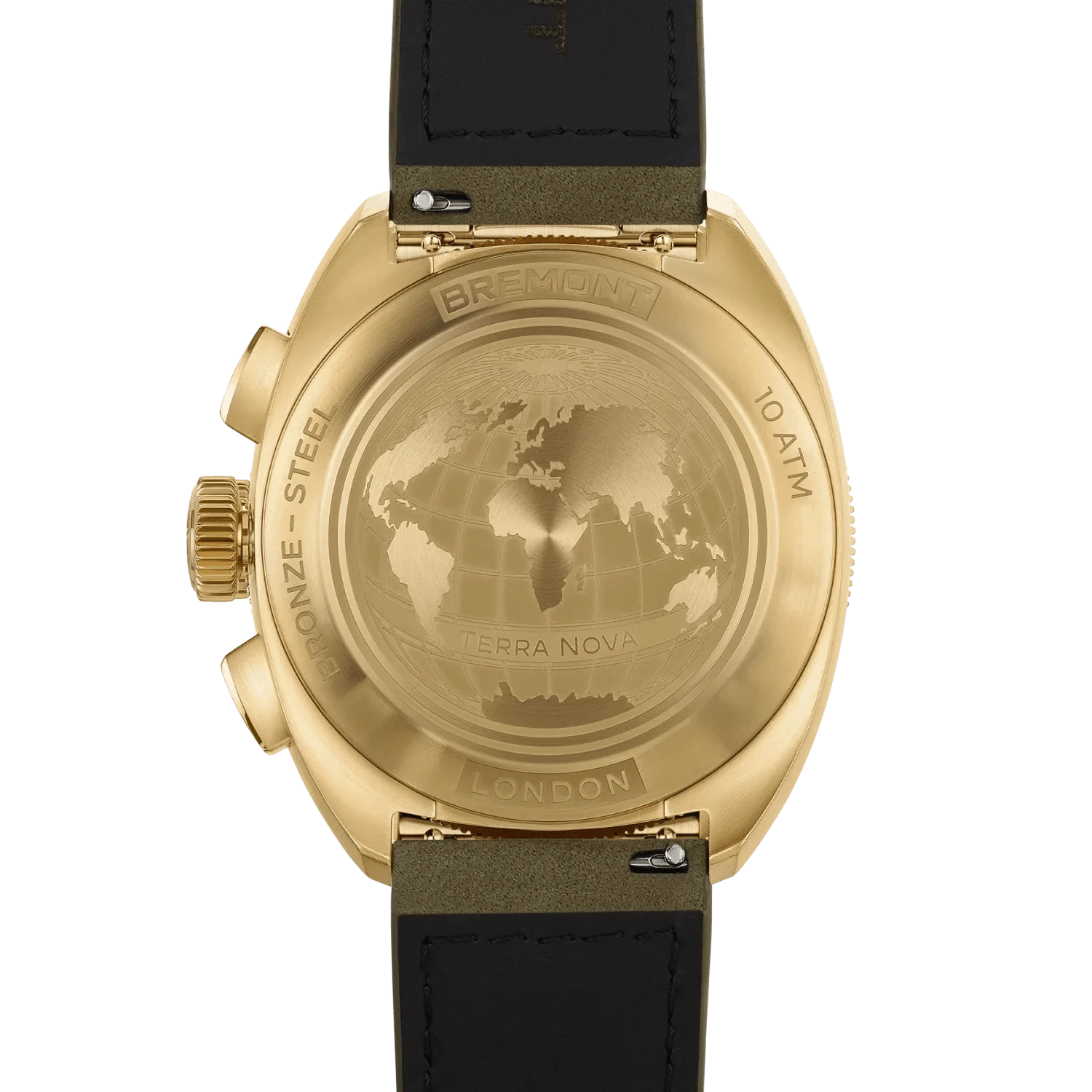 Bremont Terra Nova 42.5mm Chronograph Bronze Green Dial Men's Watch TN42-CHR-BZ-GN-L-S