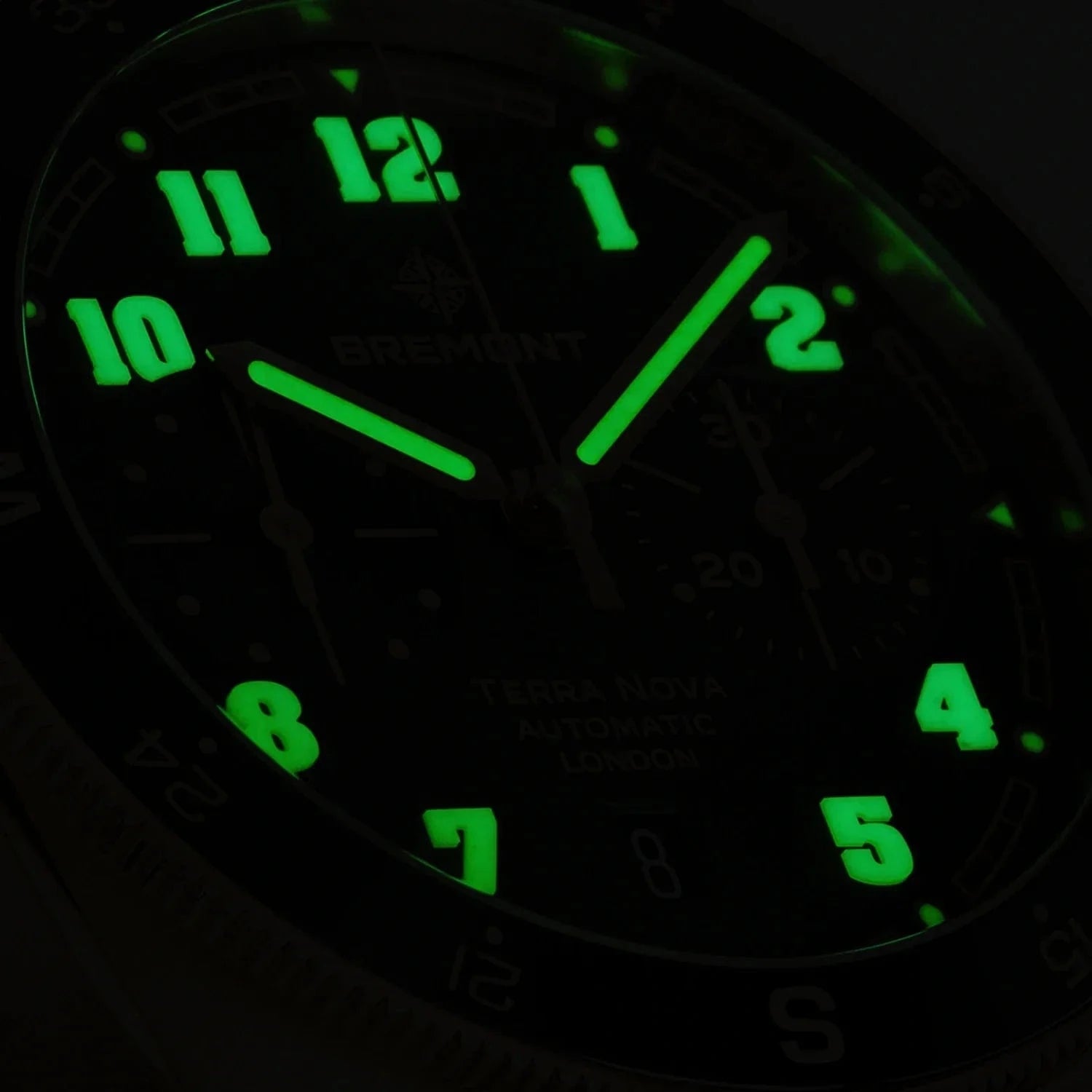 Bremont Terra Nova 42.5mm Chronograph Bronze Green Dial Men's Watch TN42-CHR-BZ-GN-N-S