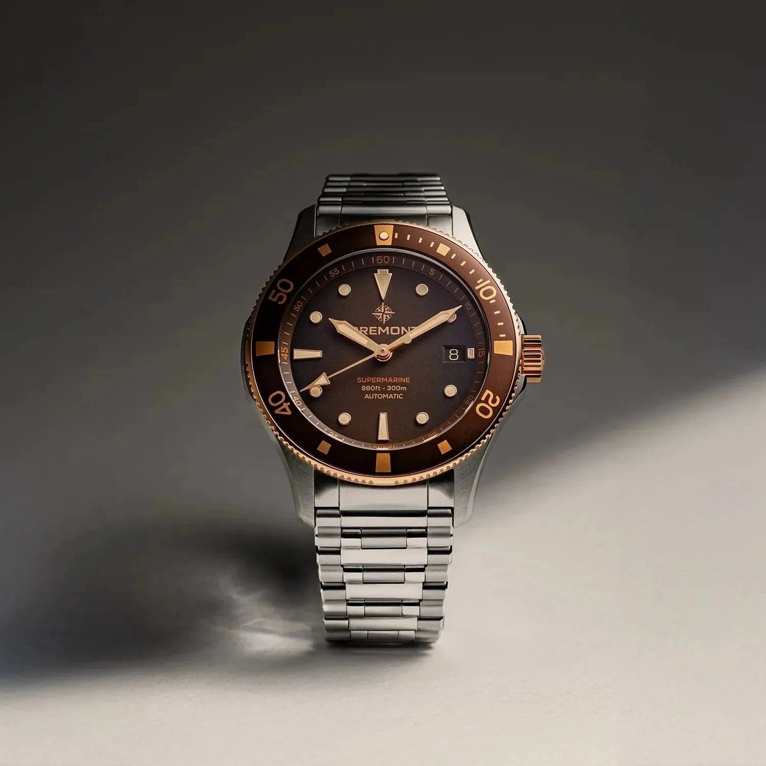 Bremont Supermarine 300M Date, Bi-Colour 40mm Brown Dial Men's Watch SM40-DT-BI-BR-B