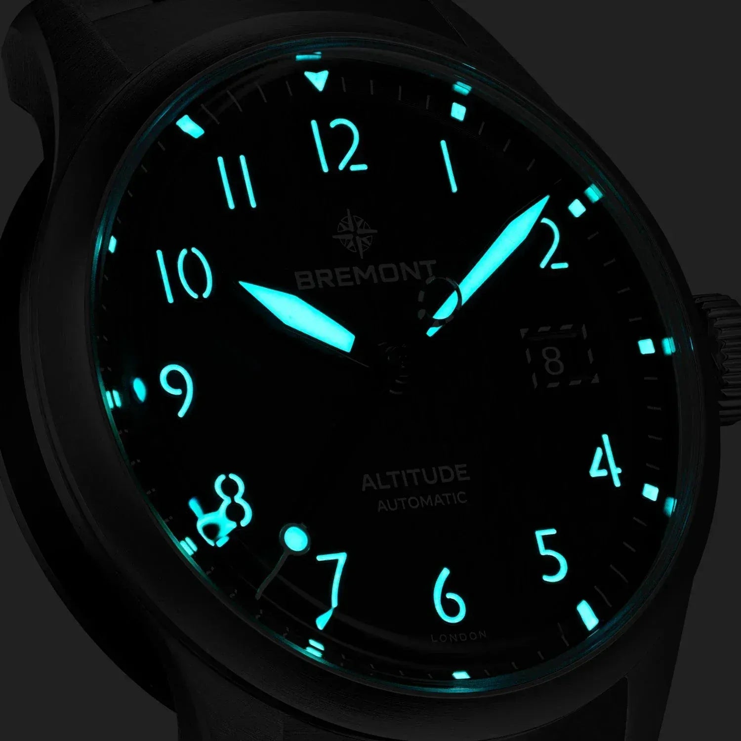 Bremont Altitude 39mm Date Black Dial Steel Men's Watch ALT39-DT-SS-BK-L-S