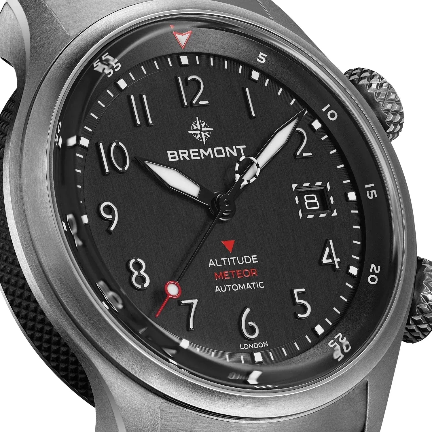 Bremont Altitude MB Meteor 42mm Black Dial Titanium Men's Watch ALT42-MT-TI-BKBK-N-S