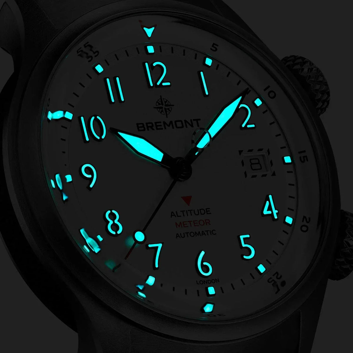 Bremont Altitude MB Meteor 42mm Brushed Silver Dial Men's Watch ALT42-MT-TI-SITI-N-S