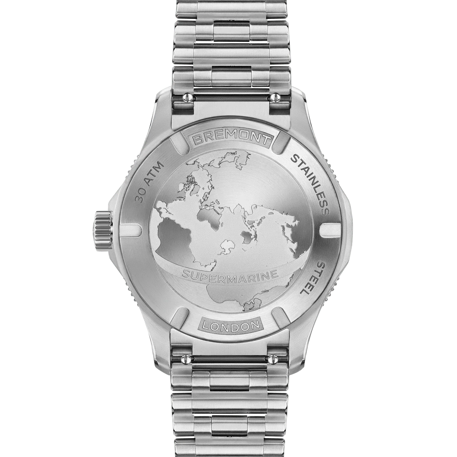 Bremont Supermarine 300M GMT, 'Glacier' Blue 40mm Blue Dial Men's Watch SM40-GMT-SS-BLBK-B