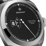 Bremont Terra Nova 40.5mm Jumping Hour Black Lacquered Dial Men's Watch TN40-JH-SS-BK-L-S