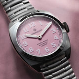 Bremont Terra Nova 38mm Pink Dial Men's Watch TN38-ND-SS-PK-B
