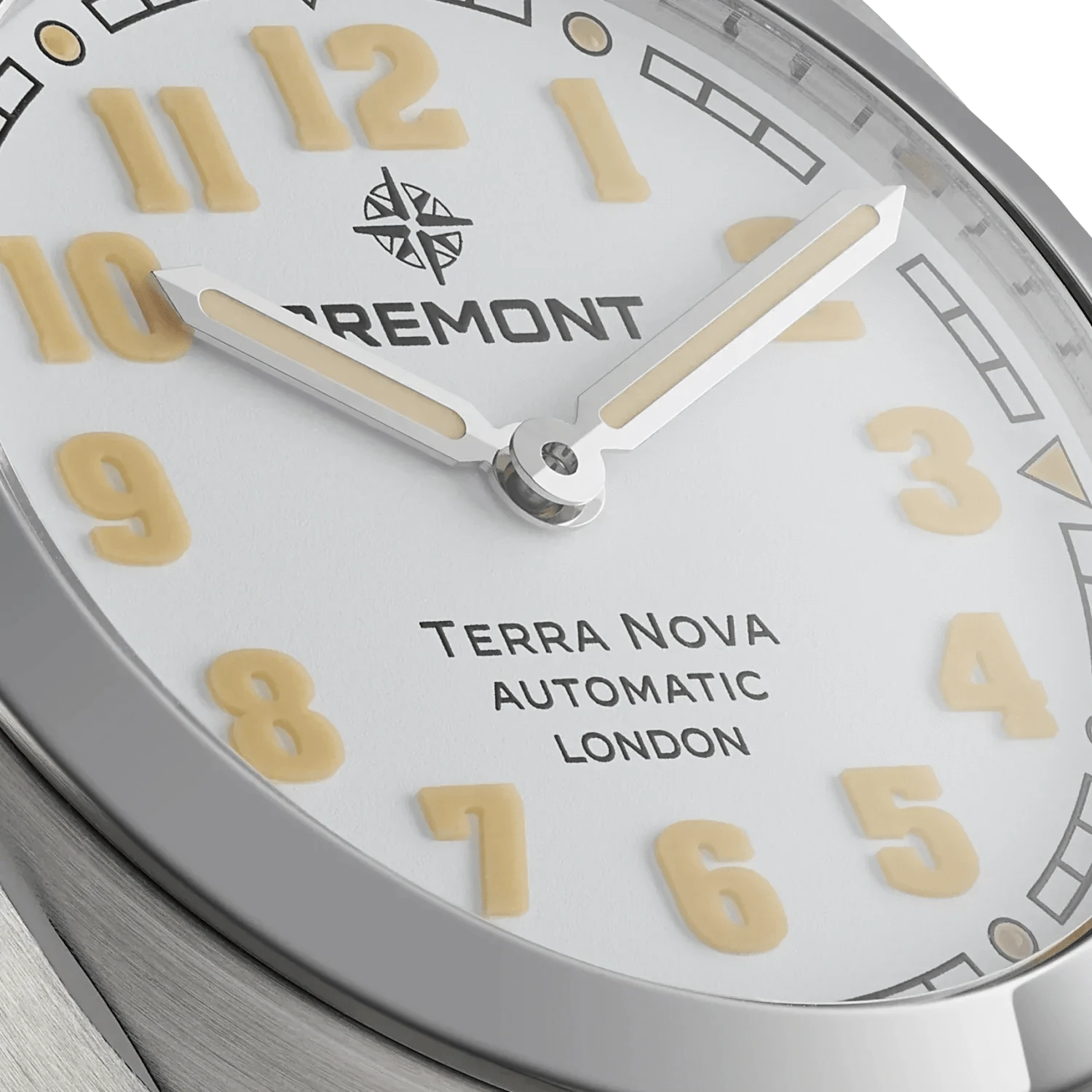 Bremont Terra Nova 38mm White Dial Men's Watch TN38-ND-SS-WH-B
