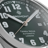 Bremont Terra Nova 40.5mm Date Green Dial Men's Watch TN40-DT-SS-GN-L-S