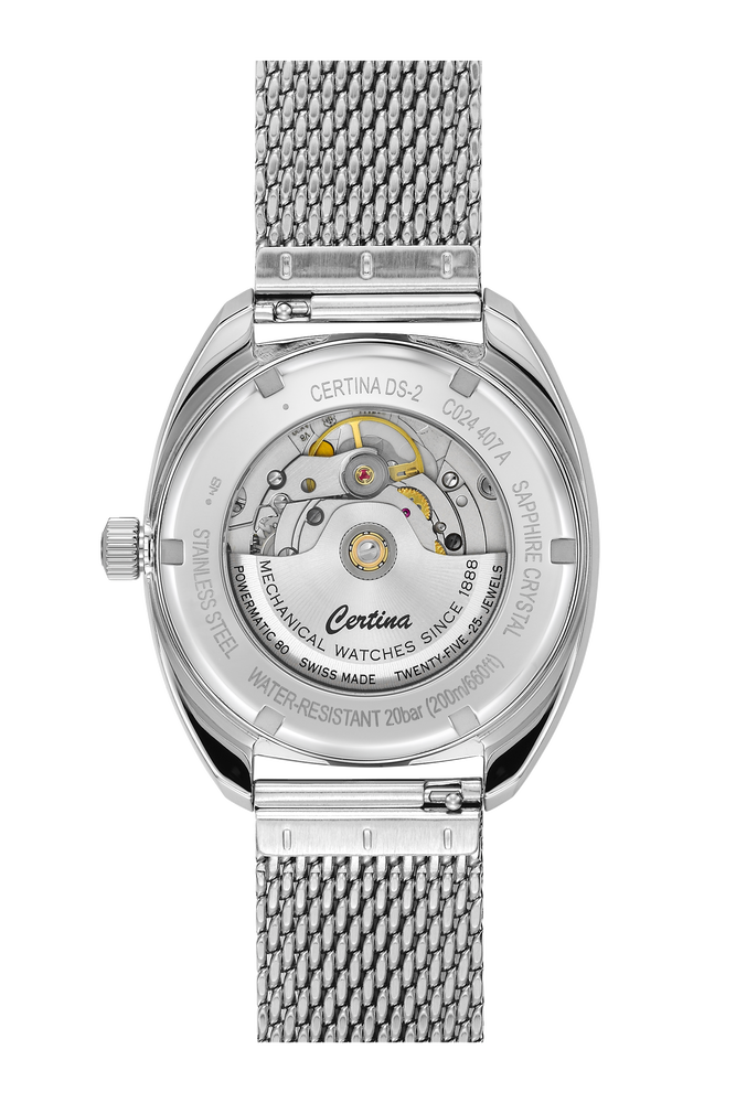 Certina DS-2 Powermatic 80 40mm Black Dial Men's Watch C0244071105100