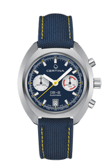 Certina DS-2 Chronograph Automatic 43.36mm Blue Dial Men's Watch C0244621804100