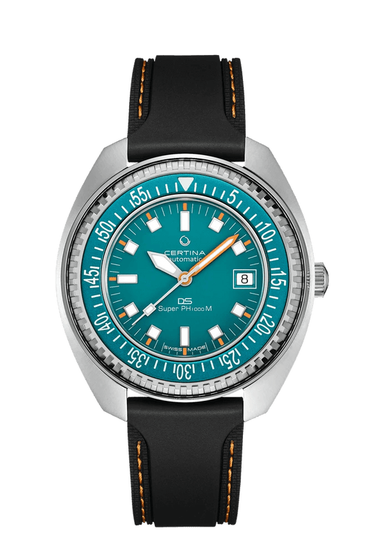Certina DS SUPER PH1000M STC Teal Dial 43.5mm Men's Watch C0249071704110