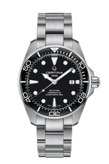 Certina DS Action Diver 43mm Powermatic 80 Black Dial Men's Watch C0326071105100