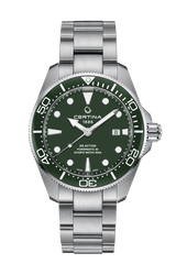 Certina DS Action Diver 43mm Powermatic 80 Green Dial Men's Watch C0326071109100