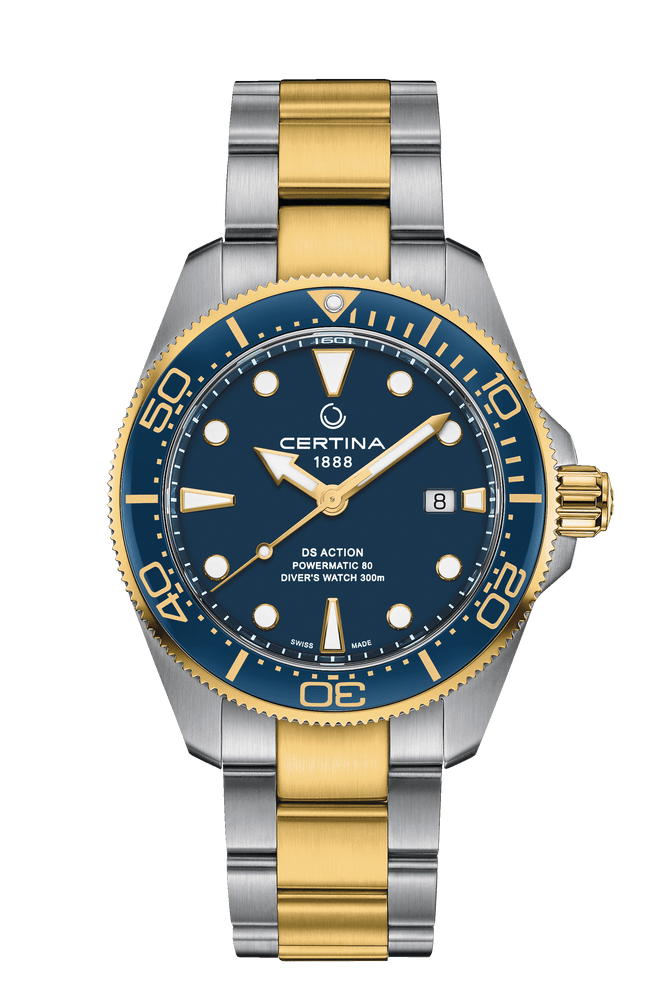 Certina DS Action Diver 43mm Powermatic 80 Blue Dial Men's Watch C0326072204100