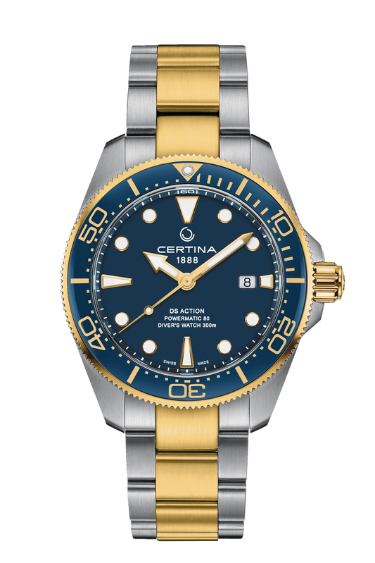 Certina DS Action Diver 43mm Powermatic 80 Blue Dial Men's Watch C0326072204100