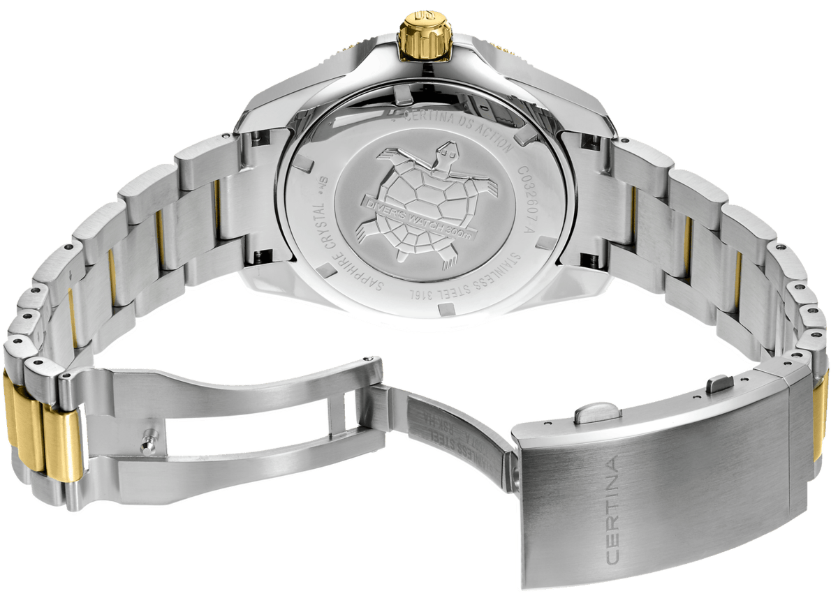 Certina DS Action Diver 43mm Powermatic 80 Blue Dial Men's Watch C0326072204100