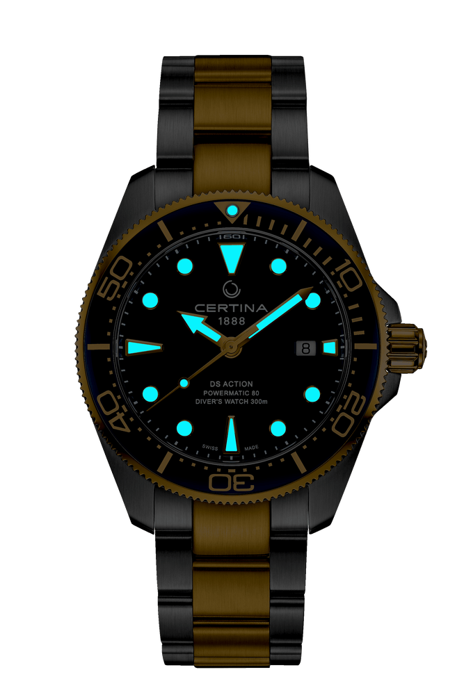 Certina DS Action Diver 43mm Powermatic 80 Blue Dial Men's Watch C0326072204100
